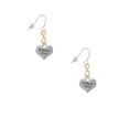 thumbnail image 2 of Delight Jewelry Silvertone Follow Your Heart Gold Tone Infinity French Earrings, 2 of 4