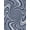 Blue, Pattern 3, variant on ODIKA 4'x6' Machine Washable Non-Slip Area Rug, Swirling Winter Storm Tree Skirt featuring Spiral Snowdrift Design High Traffic Rug, Blue, 740866