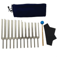 thumbnail image 4 of Tuning Fork Set, 11 Tuning Forks for Healing, Sound Therapy, with Silicone Hammer Cleaning Cloth and Bag, 4 of 8