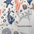 thumbnail image 6 of Xecao Starfish Shell patten Tapestry 60x51 Inches Wall Hanging Poster Tapestry for Living Room Bedroom Home Decor, 6 of 6