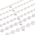 thumbnail image 4 of Uxcell 5m/16 Feet Faux Pearl Beading Chain with Spool, 5mm Brass Chain Link for Jewelry Making Style 1, Dark Gold, 4 of 6