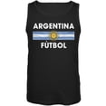 thumbnail image 1 of World Cup Argentina Crest Black Futbol Soccer Tank Top - Large, 1 of 1