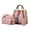 Pink, variant on 4-Piece PU Leather Handbag Set with Aztec Print Shoulder Bag Crossbody and Clutch for Women Daily Use 9.8 x 5.1 x 9.8 inches
