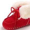 thumbnail image 5 of Newborn Baby Warm Winter Snow Boots Non Skid Soft Crib Shoes，Red，M, 5 of 5