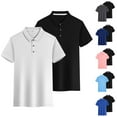 thumbnail image 6 of AKOEE 2 Pack Women Polos Shirts Short Sleeve Quick Dry Polo-Collared Golf Tops Moisture-Wicking Work Wear, Black/Gray L, 6 of 6