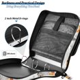 thumbnail image 4 of FORMRS Zipper Binder with Shoulder Strap 2-inch Ring 500 Sheet Capacity File Bag, Orange Snow Houses, 4 of 5