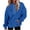 Blue, variant on Women's Star Print Drawstring Hooded Sweatshirt with Pocket, Oversized Long Sleeve Pullover, Plus Size Soft Comfy Fall Top for Streetwear, Casual Daily Wear and Concert Events Light Ashy XL