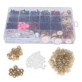 thumbnail image 2 of Ojos de Plásstico de Muñecas de Lujoso, PlásTiCO de Buena Fuerte y Duradero Prácico 280pcs Narices de Oso de Peluche para Juguetes de Lujo para Muñecas, 2 of 7