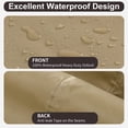 thumbnail image 3 of Outdoor Sectional Sofa Cover Waterproof V Shaped Patio Furniture Covers for Deck, Lawn and Backyard, 89”x89”, Gray, 3 of 9