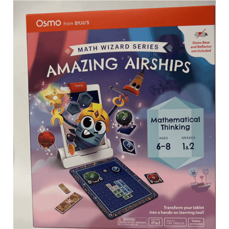 Osmo Math Wizard Series Amazing Airships iPad Age 6-8 Grade 1-2