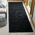 thumbnail image 3 of SAFAVIEH Soho Ali Geometric Wool Runner Rug, Black, 2'6" x 10', 3 of 9