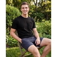 thumbnail image 7 of 4 Pack Men's Cotton Pocket T Shirts Crew Neck Short Sleeve Athletic Gym, 7 of 7