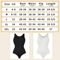 thumbnail image 5 of KIWI RATA Bodysuit for Women Sexy V-neck Cami Sleeveless Solid Tank Thong Design Tank Tops, 5 of 5