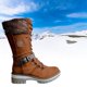 thumbnail image 5 of Zapatos De Invierno Para Mujer, Botas, Botines, Botas Impermeables Para Exteriores, Botas De Media Pantorrilla, Botas De Punta Redonda De Tacón Bajo, Botas De Punta Redonda Para Mujer sonducket AP006543-19, 5 of 6