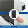 thumbnail image 4 of Zimtown Outdoor 2.5-inch Memory Foam Camping Mattress Portable Roll-Up Sleeping Mat, Small Gray, 4 of 9
