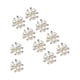 thumbnail image 3 of 10 botones de perla con diamantes de imitación para broches, manualidades, parte trasera plana Argén, 3 of 9