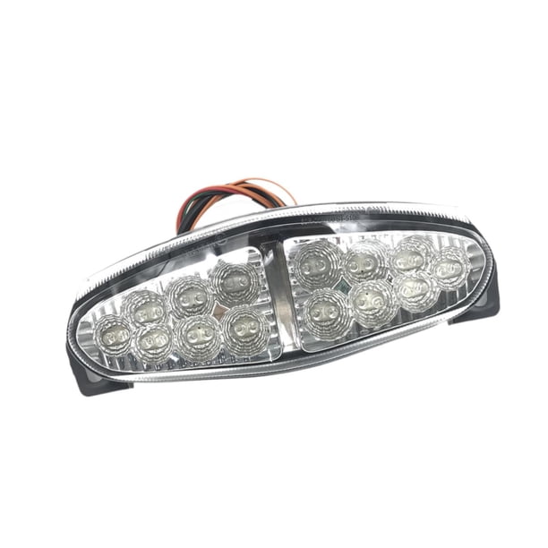 Luz trasera de motocicleta resistente al desgaste, rendimiento estable, reemplazo del freno trasero Cáscara transparente