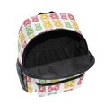 thumbnail image 6 of FORMRS School Backpack with Front Zippered Pocket 12" Student Travel Daypack, Gummy Bear Pattern, 6 of 6