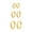 Gold, variant on 3 Pair Small Hoop Earrings 10/12/15mm 18K White Gold Plated Cubic Zirconia Cartilage Piercing Ear Cuff Tiny Hoop Earrings