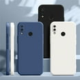 thumbnail image 3 of Funda Original Phone Case for Xiaomi Redmi Note 5 6 7 8 8T 9 9S Pro Matte Silicone Fundas Camera Protective Cover Cases Dark Blue Redmi Note 9 Pro, 3 of 6