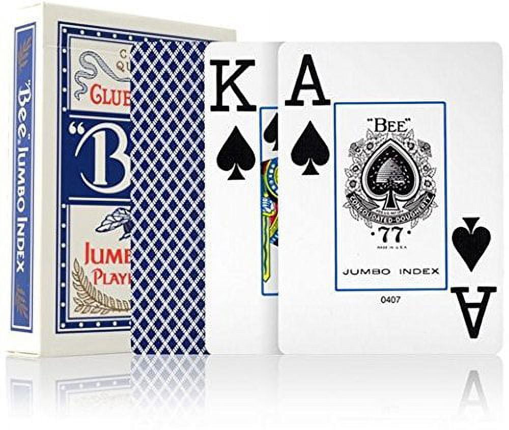 Bee Standard Index Playing Cards Blue or Red