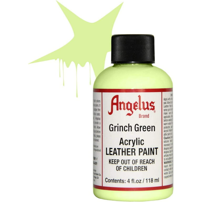 Angelus Acrylic Leather Paint - Green, 4 oz