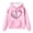 Pink, variant on Teen Girls Hoodies Sweatshirts Winter Warm Pullover With Pocket Cute Horse Print Long Sleeve Hooded Sweatshirt Kids Clothes Red Size 13-14T