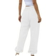 thumbnail image 5 of Tawop Womens Sweatpants Loose Fit Casual Sweatpants with Pockets High Waist Drawstring Womens Sweatpants Activewear Running Fashion, 5 of 5