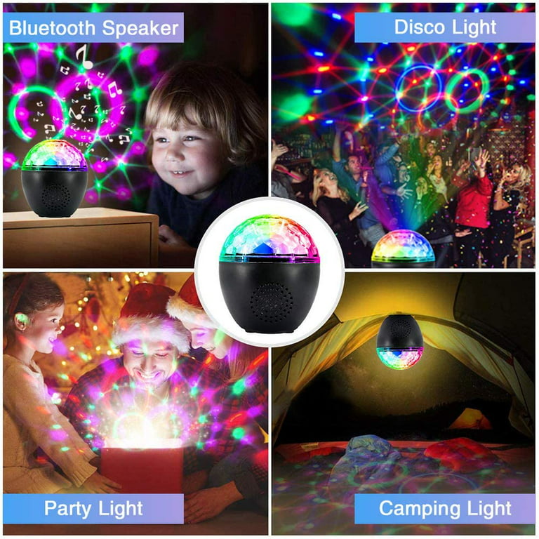 Multifunctional Sound Activated Party Lights with Remote Control