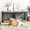 Gray, variant on Fowroa 78 inch Extra Large Double Dog Crate Furniture, Heavy Duty Indoor XXL Dog Kennel with Removable Divider, Brown