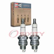 2 pc Champion 10 Copper Plus Spark Plugs for 14-32 14-42 2642913 42S 43S 44S 9M4141 9M4142 A22 A32 A42 A42C AT42 B44S BP6S C44S J12YC M43S R5670-5 W17PU W20PU W7F W7FC Ignition Wire Secondary