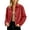 Red, variant on uublik Womens Faux Suede Jackets Green Long Sleeve Casual Button Down Motorcycle Coats Trendy Fall Clothes