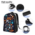 thumbnail image 5 of Fotbe Creative Transport Travel Laptop Backpack, Business Slim Sturdy Laptops Backpack, Water Resistant College School Computer Bag Gift for Men & Women Fits 15.6 Inch Notebook, 5 of 8