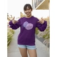 thumbnail image 2 of Modern Style Violet Nature Sweatshirt Women -Image by Shutterstock, Female Medium, 2 of 4