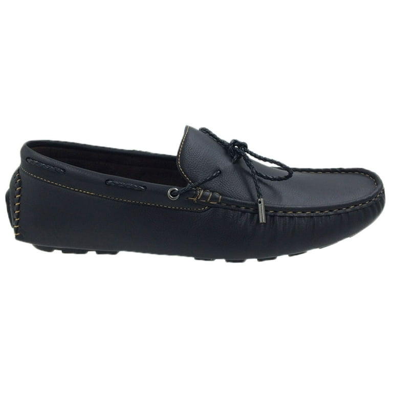 Tony Men s Lace Slip On Loafers Shoes Walmart