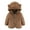 Coffee, variant on GaThRRgYP Kid Boys Girls Puffer Jacket,Fleece Jackets for Toddlers Girls Boys Fleece Hoody Jackets Kids Zip Up Outerwear Coat Toddler Kids Jacket Coffee 12-18 Months