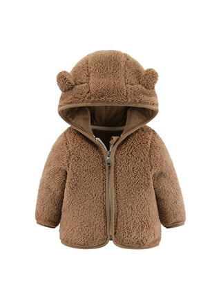 Oversized Sherpa Jacket Women's Warm Fuzzy Fleece Cute Teddy Bear Print  Hoodie Zip Up Faux Fur Pockets Sweater Coat, Black, Small : :  Clothing, Shoes & Accessories