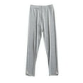 thumbnail image 2 of Juslio Girls Pants Casual Unisex Child Summer Mid Size Straight LegTight Cool Comfortable Gray, 2 of 3