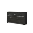 thumbnail image 3 of Abrie Contemporary 7 Drawer Dresser with Mirror Detailing, 3 of 3