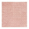 thumbnail image 3 of Unique Loom Trellis Shag Collection Area Rug - Ruth (10' Square Light Pink/Ivory), 3 of 11