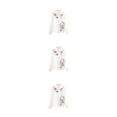thumbnail image 3 of Qarigey Camisas de mujer Tallas grandes Camisa blanca Flor de manga larga Botonadura elegante Fiesta de negocios Blusa deportiva M Type1 NO1, 3 of 6