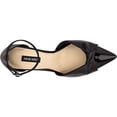 thumbnail image 3 of Nine West Eright 3 Black Pointed Toe Ankle Strap Stiletto Heeled Dress Pumps (Black, 10), 3 of 6