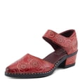 thumbnail image 2 of Spring Step L'Artiste Jazzberry Women's Handpainted Leather Western Shoe – Low Heel Shoes with Hook and Loop Closure – Stylish Walking Feminine Casual Footwear, 2 of 9