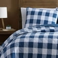 thumbnail image 5 of Wrangler Flagstaff Check Blue Full Queen Quilt Set, 5 of 14