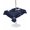 Blue, variant on Outdoor Tablecloth with Umbrella Hole for Patio/Picnic/Party/Camping, Navy Blue Modern Waterproof Table Cloth Rectangle Table Cover Washable, Farmhouse Rabbit Abstract Art (60"x 120")
