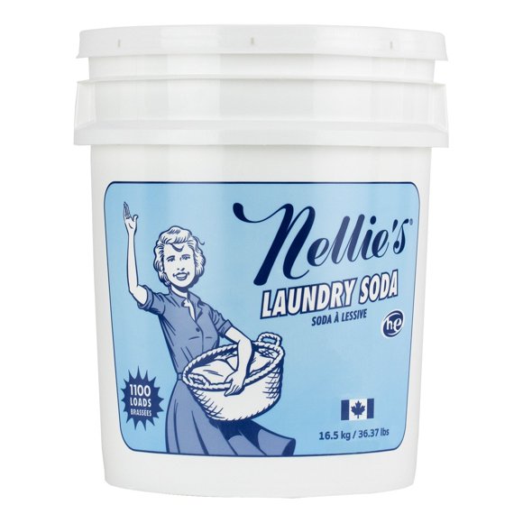 Nellie's Soda à Lessive en Vrac 1 100 Brassées, 16,5 kg (36,37 lb)