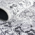 thumbnail image 6 of Unique Loom Renaissance Collection Area Rug - Roma (2' x 6' 1" Runner Light Gray/Black), 6 of 9