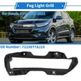 thumbnail image 2 of Parrilla de Luz de Niebla Frontal Izquierda No.71108T7AJ10 Inserciones de Cubierta de Luz de Niebla del Parachoques Inferior Frontal para Honda HRV 2019-2021 Negro ABS 1 Pc, 2 of 6