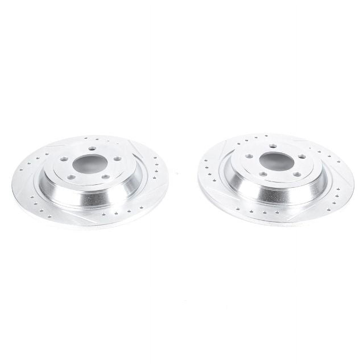 Power Stop AR85161XPR Evolution Drilled & Slotted Rotors -Rear