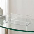thumbnail image 3 of ievspot Transparent Vanity Drawer Dividers Plastic Organizer Bins Plastic Organizer Storage Box Stackable Waterproof Pet Container for Makeup Stationery Small, 3 of 8